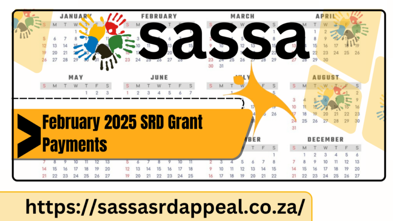 February 2025 SRD Grant Payments