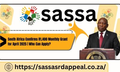 South Africa Confirms R1,400 Monthly Grant for April